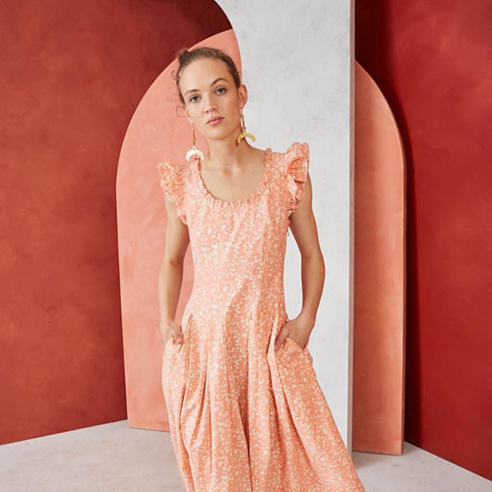 LASTONE☀️Ulla Johnson Camille Blush Pink Dress